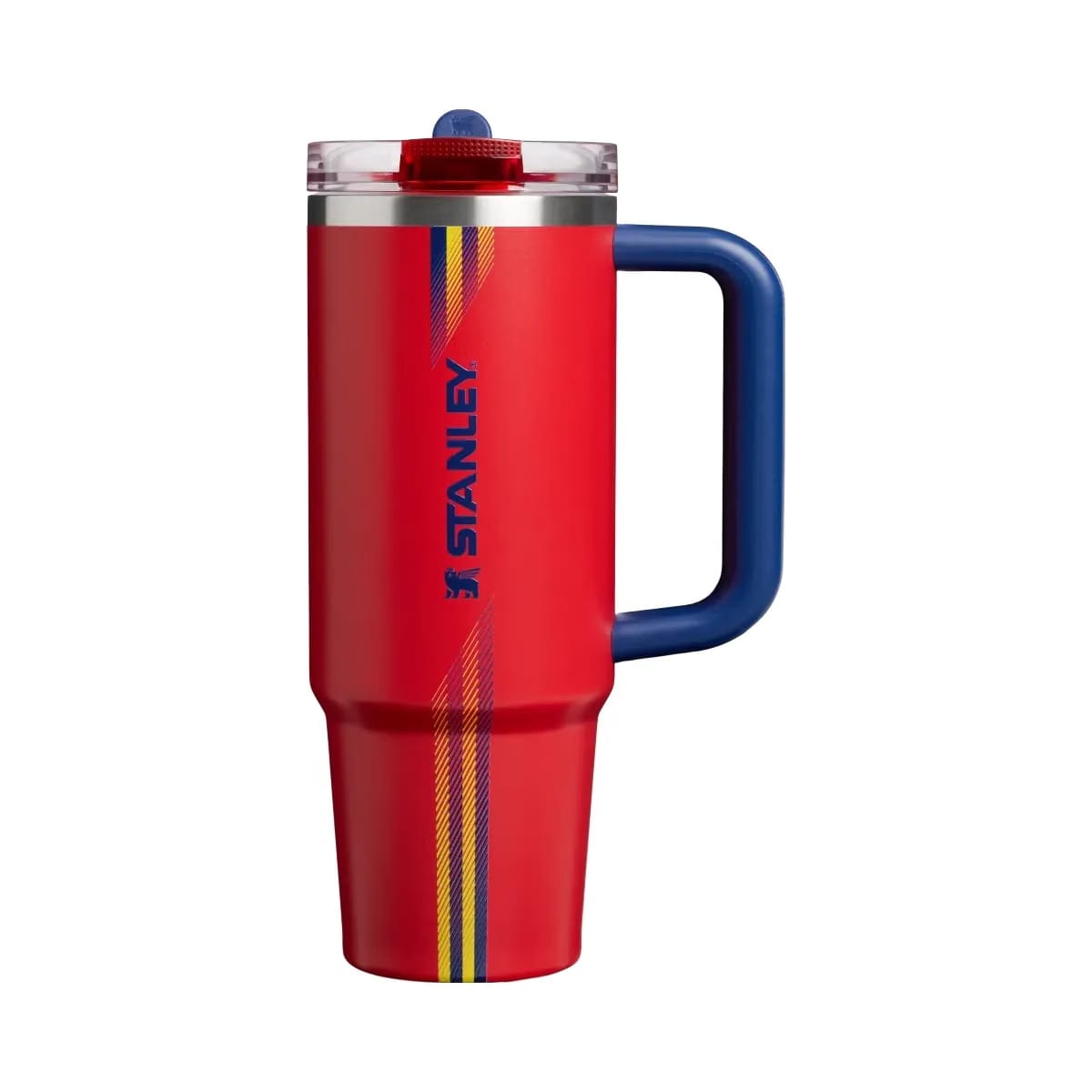 Stanley Country Collection Quencher Protour Flip Straw Tumbler Team Red Dark Blue 30 OZ