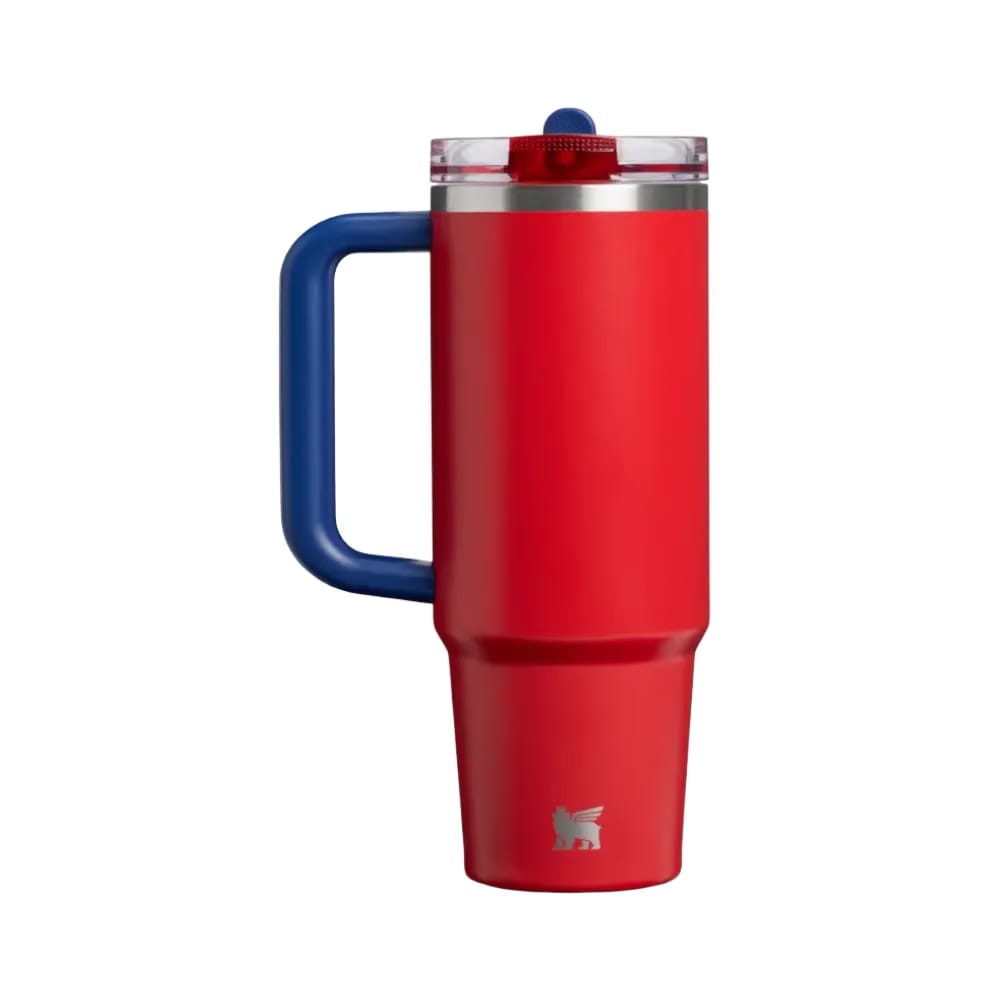 Stanley Country Collection Quencher Protour Flip Straw Tumbler Team Red Dark Blue 30 OZ
