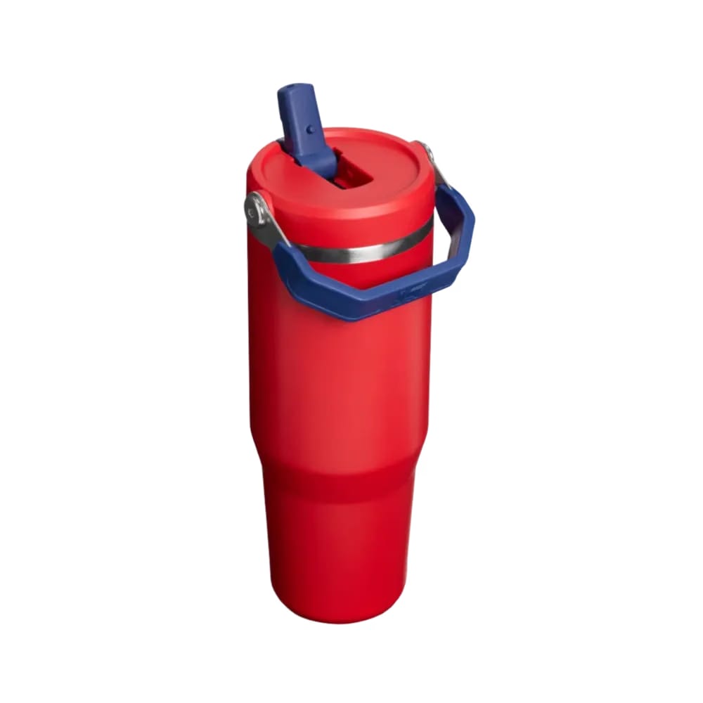 Stanley Country Collection Iceflow Tumbler Team Red Dark Blue 30 OZ