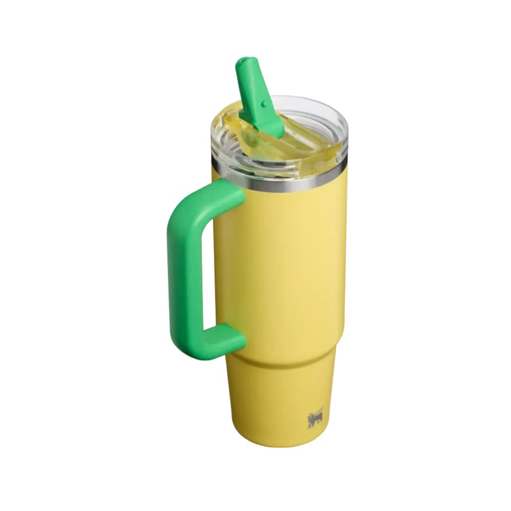 Stanley Country Collection Quencher Protour Flip Straw Tumbler Team Yellow Green 30 OZ