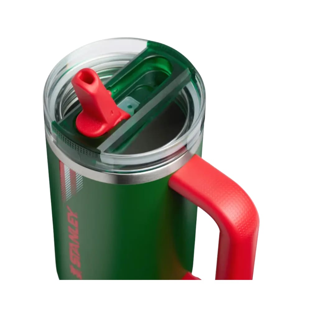 Stanley Country Collection Quencher Protour Flip Straw Tumbler Team Dark Green Red 30 OZ