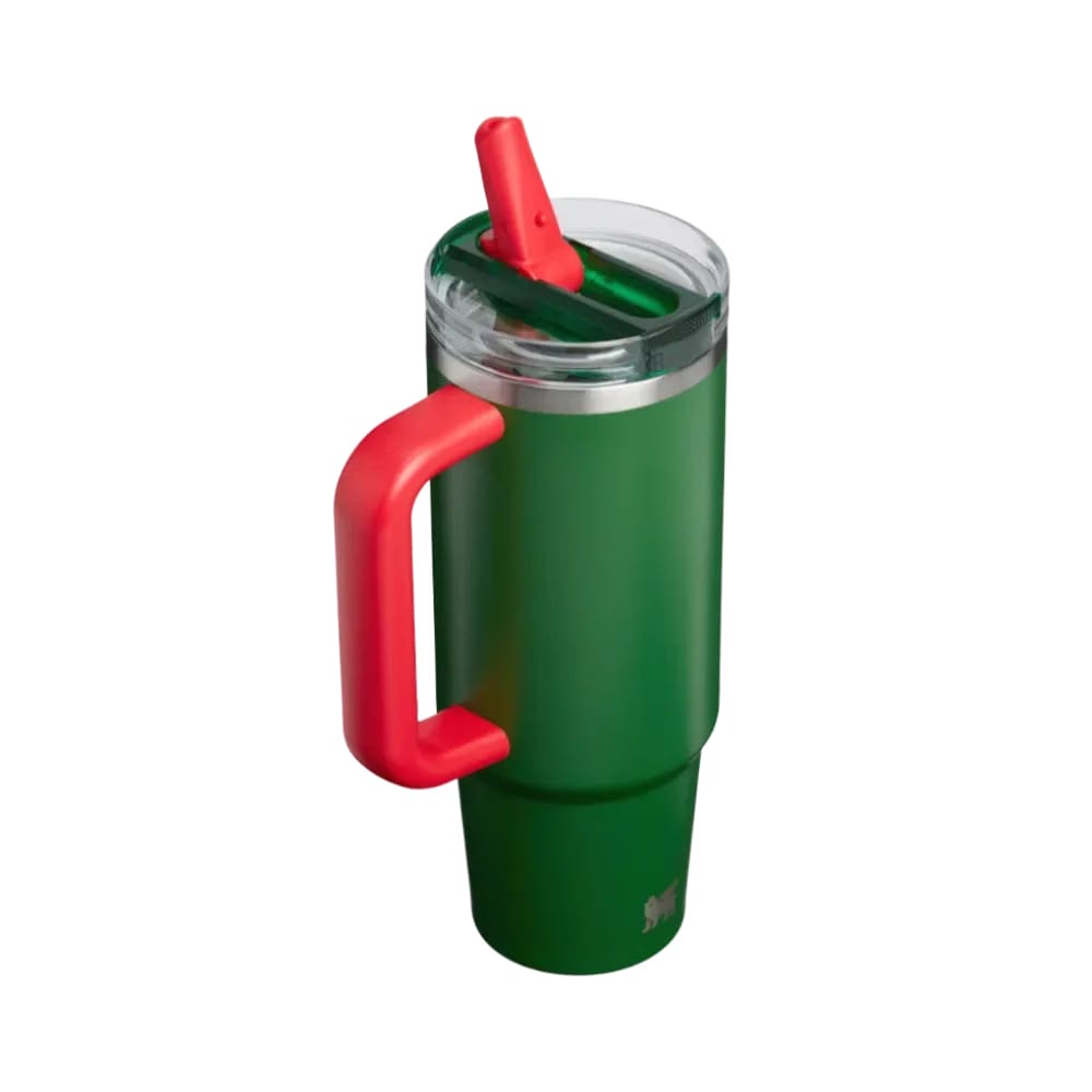 Stanley Country Collection Quencher Protour Flip Straw Tumbler Team Dark Green Red 30 OZ