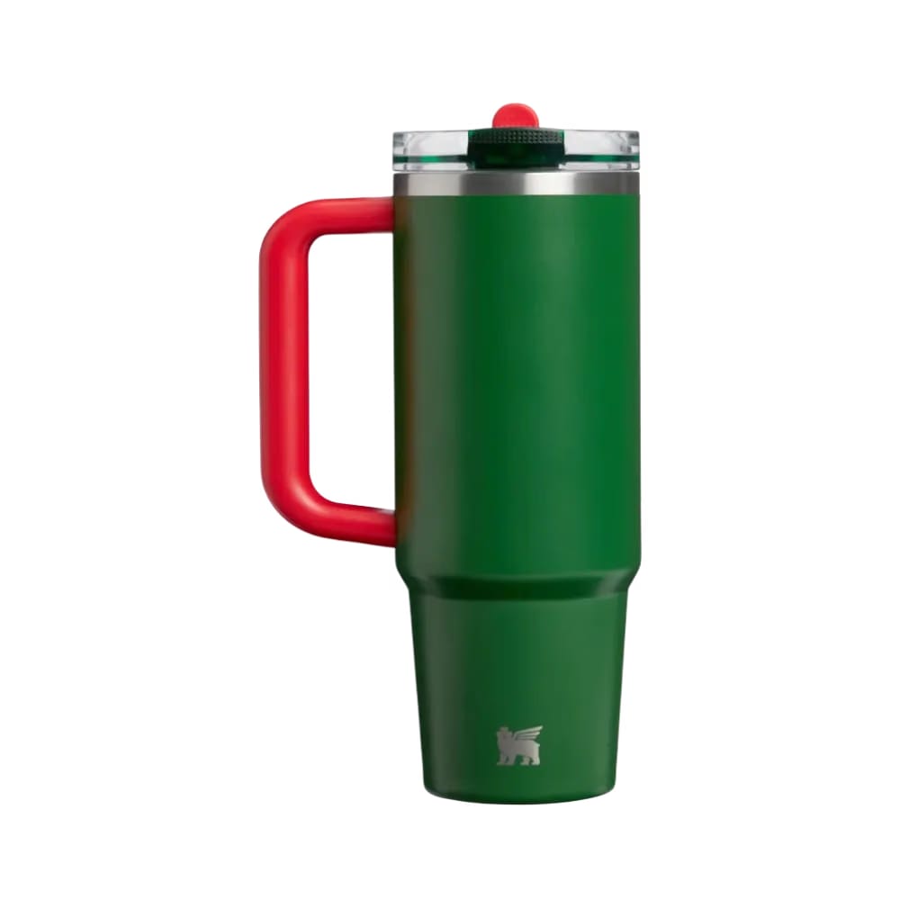 Stanley Country Collection Quencher Protour Flip Straw Tumbler Team Dark Green Red 30 OZ