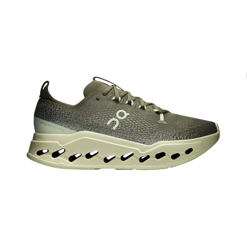 On Running Cloudsurfer Max Wide Olive Seedling