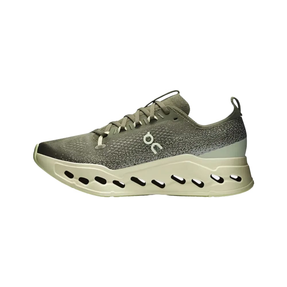 On Running Cloudsurfer Max Wide Olive Seedling