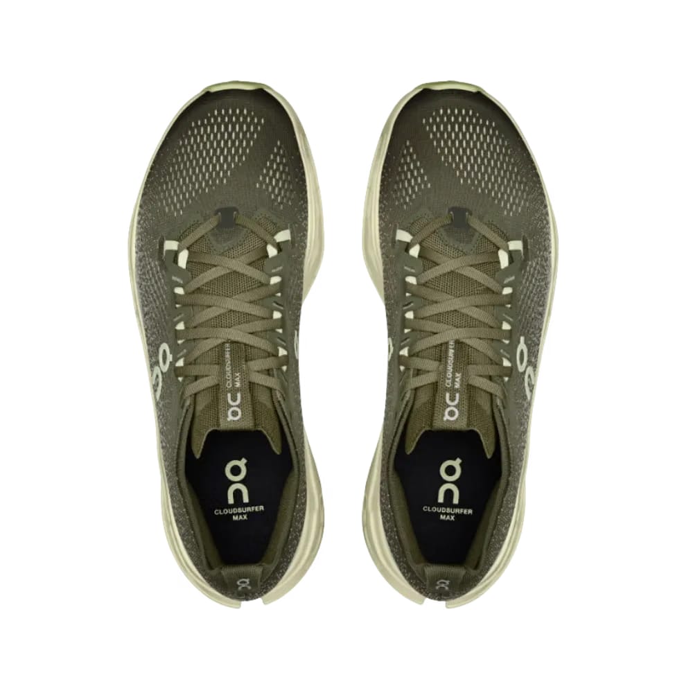 On Running Cloudsurfer Max Wide Olive Seedling