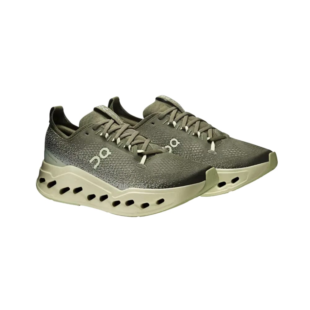 On Running Cloudsurfer Max Wide Olive Seedling