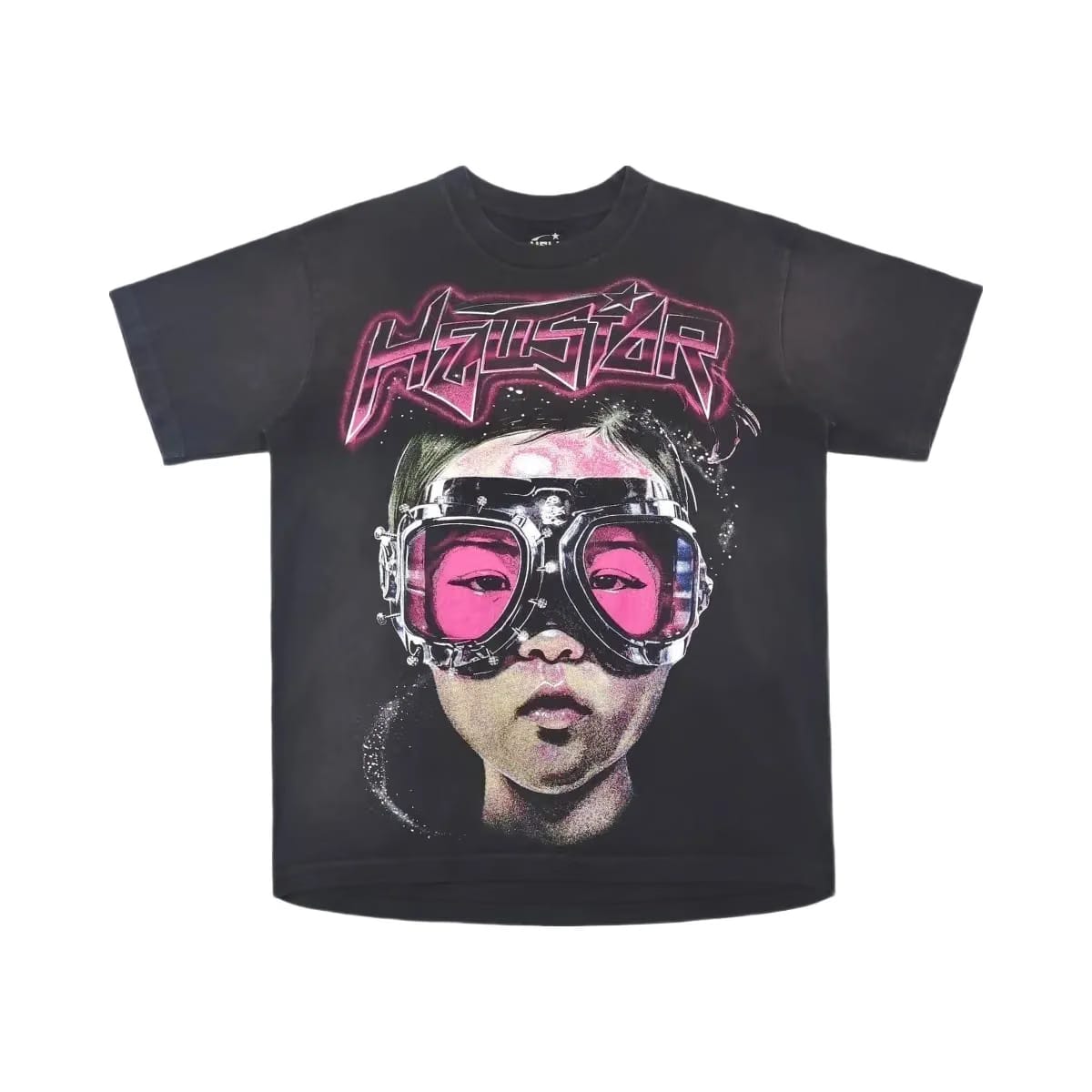Hellstar The Future T-Shirt Black Pink