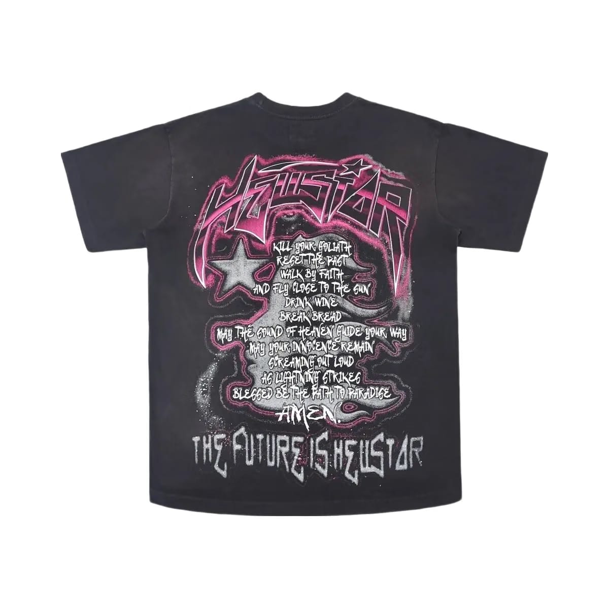 Hellstar The Future T-Shirt Black Pink