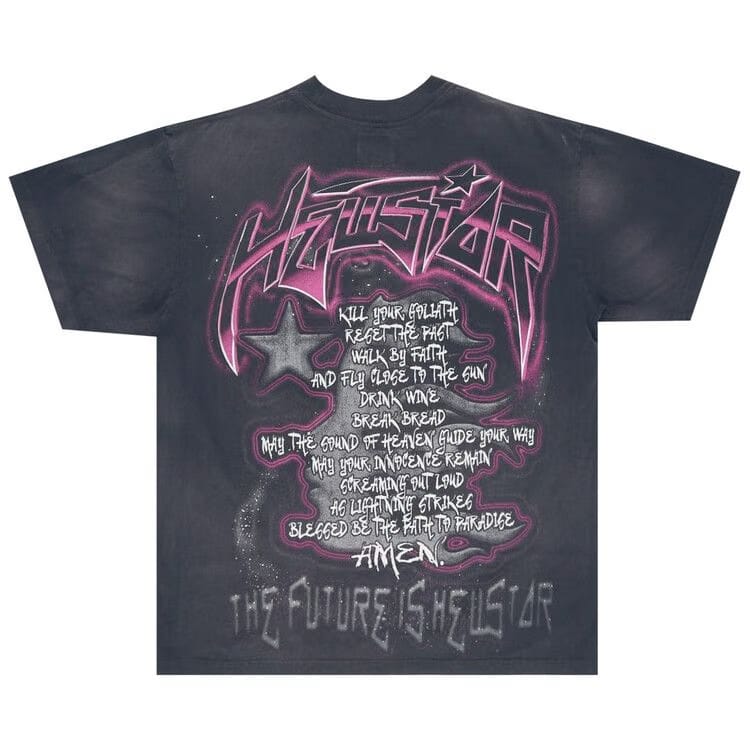 Hellstar The Future T-Shirt Black Pink