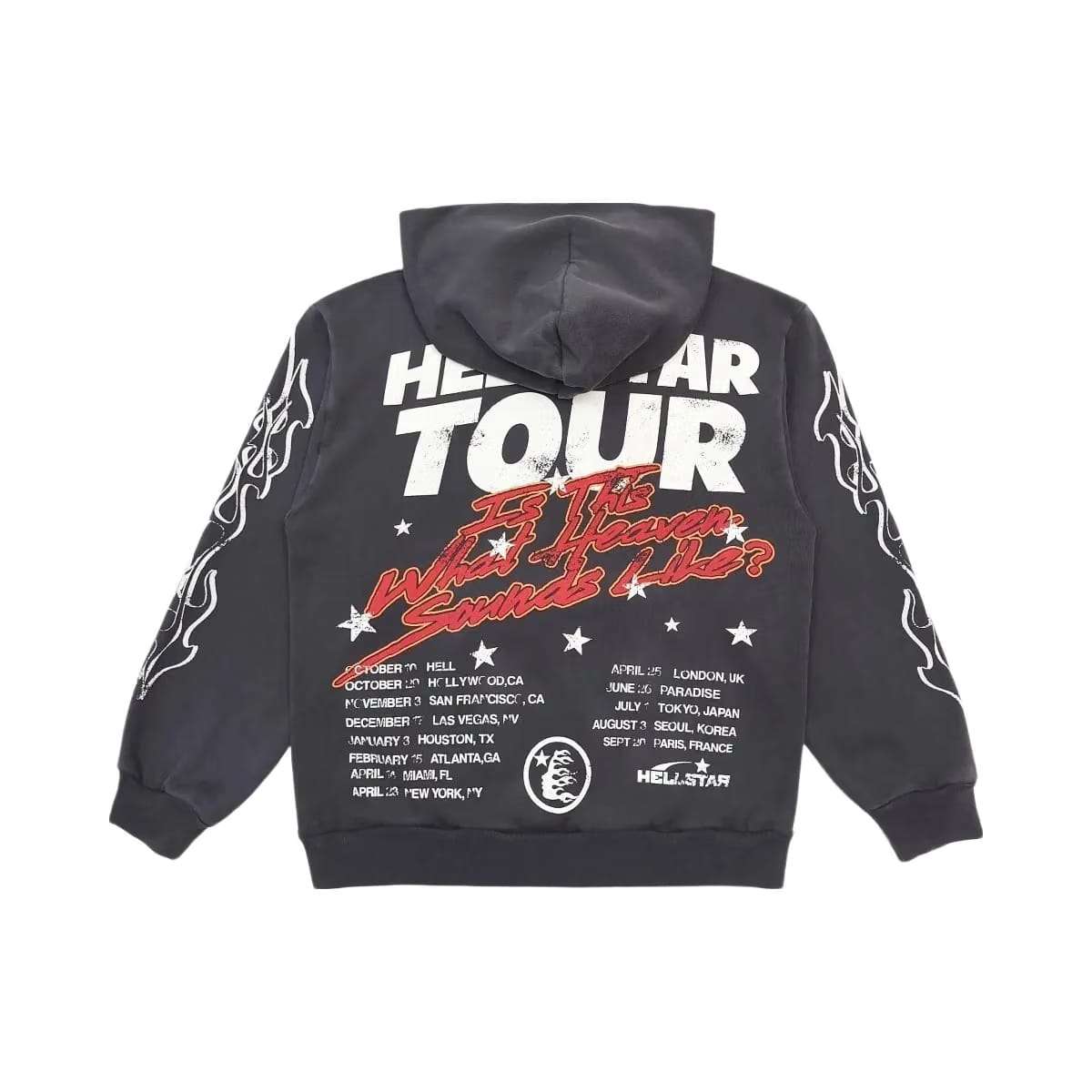 Hellstar Records Tour Hoodie Black