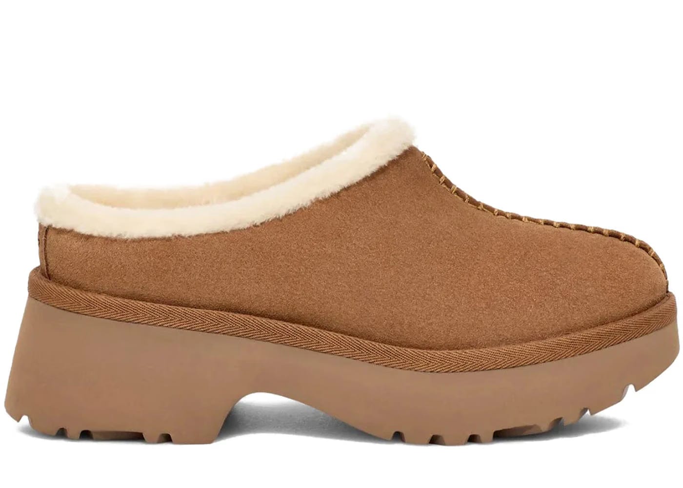 Ugg New Heights Cozy Clog Chestnut Womens