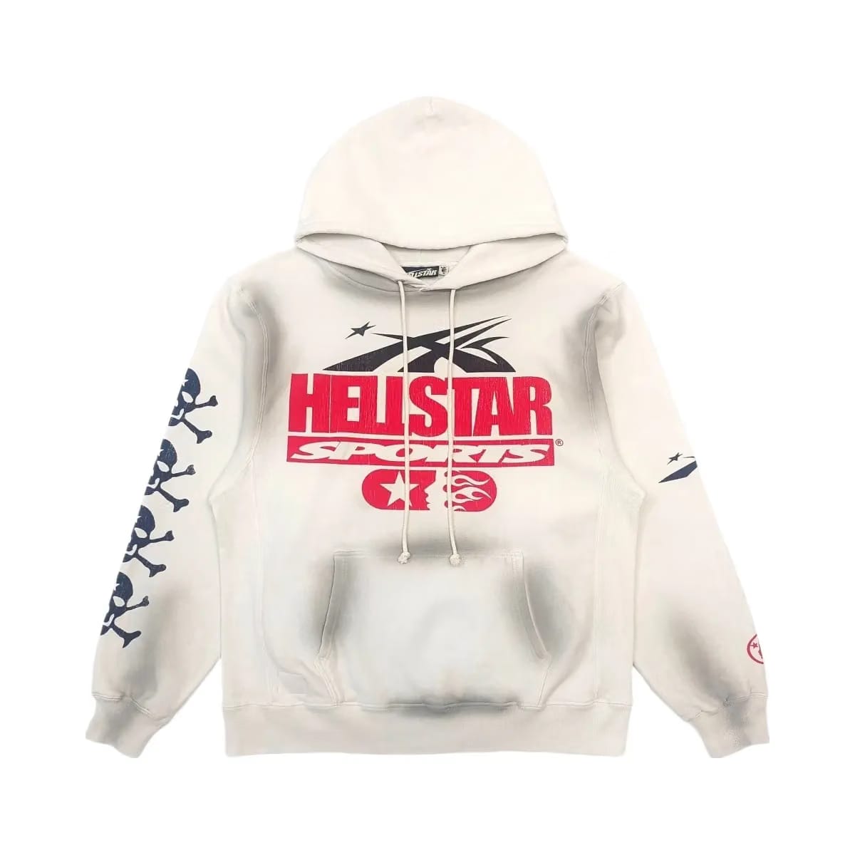 Hellstar If You Dont Like Us Beat Us Hoodie White