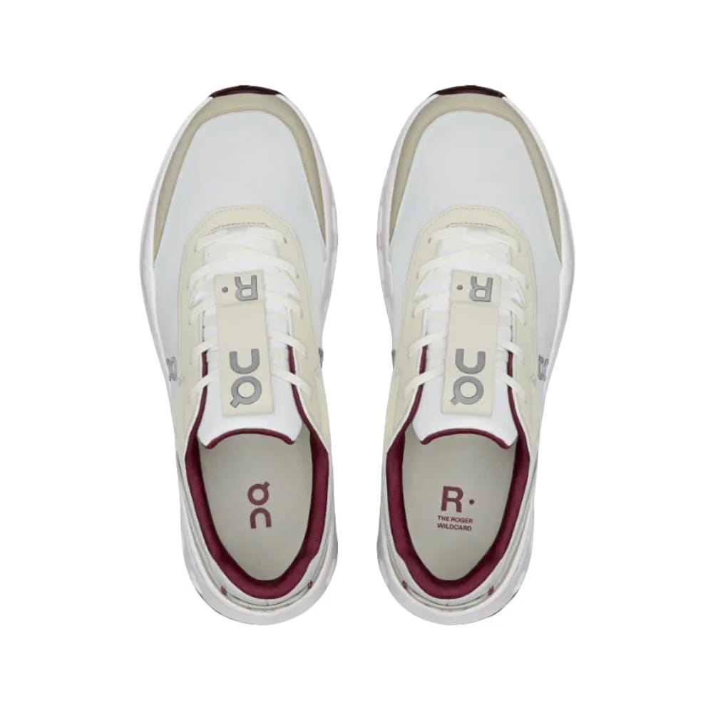 ON Running The Roger Wildcard Ivory Maroon
