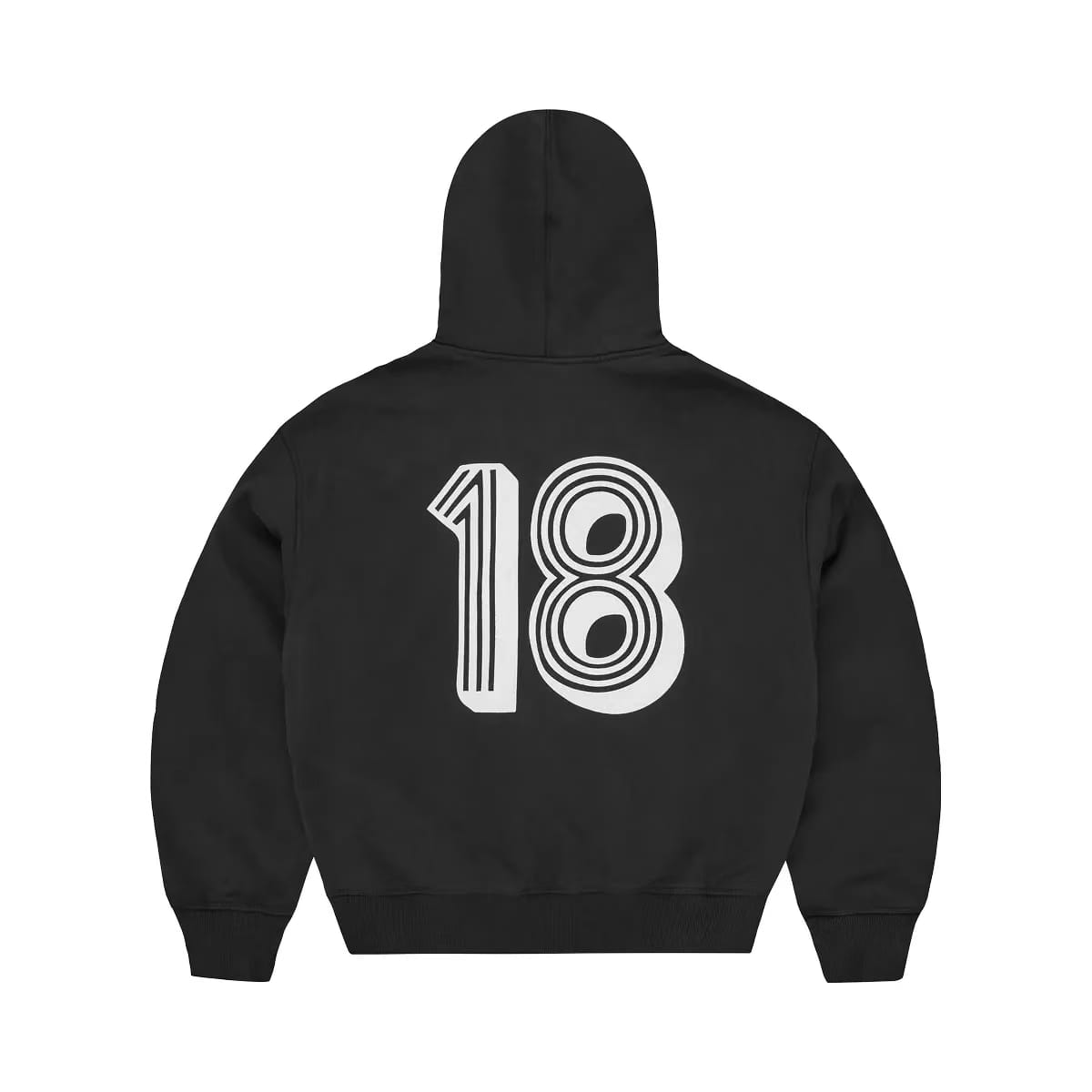Corteiz Ghini Zip Hoodie Black