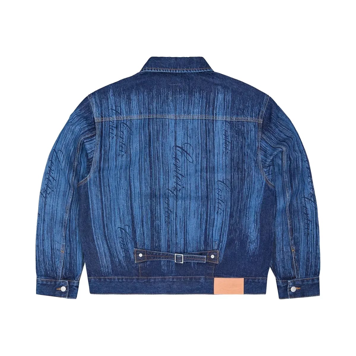 Corteiz Strike Denim Jacket Dark Wash