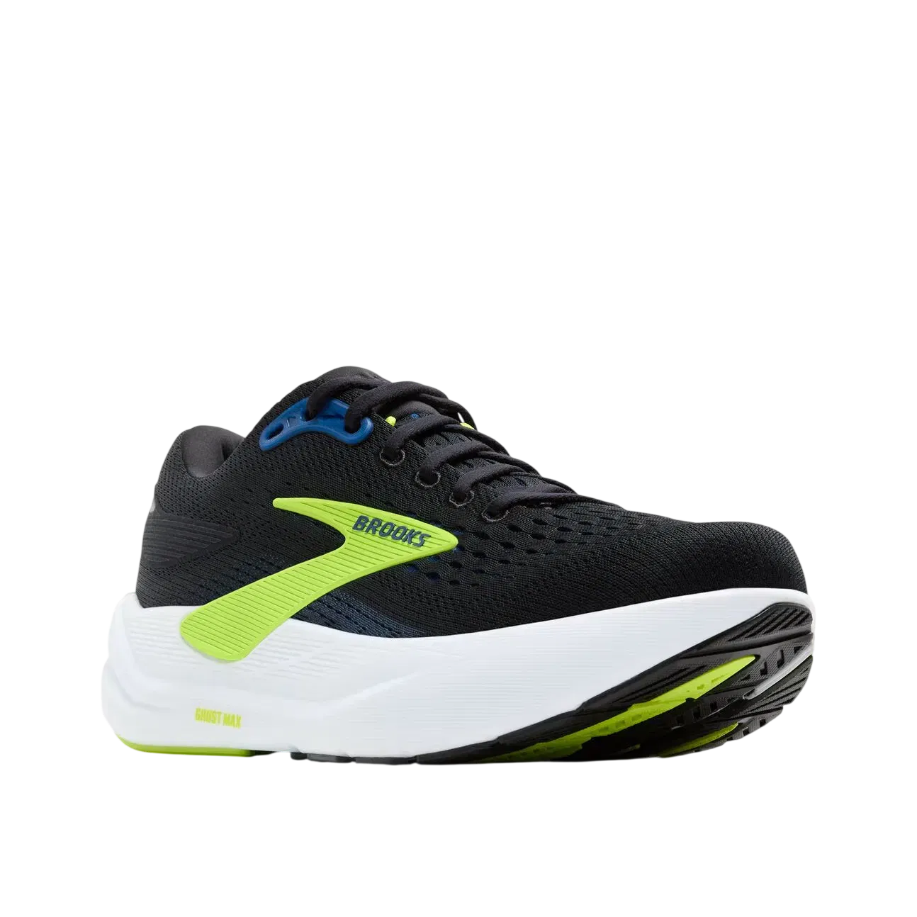 Brooks Ghost Max 3 Black Navy Acid Lime