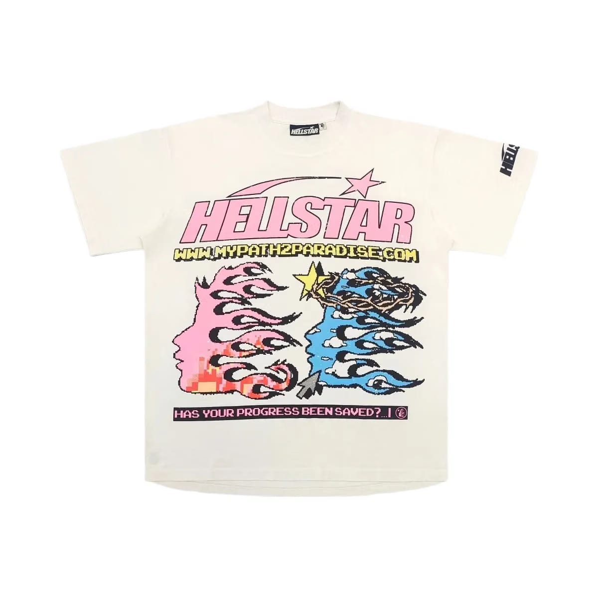 Hellstar Pixel T-Shirt White