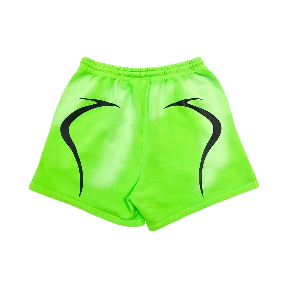 Hellstar Warm Up Shorts Neon Green