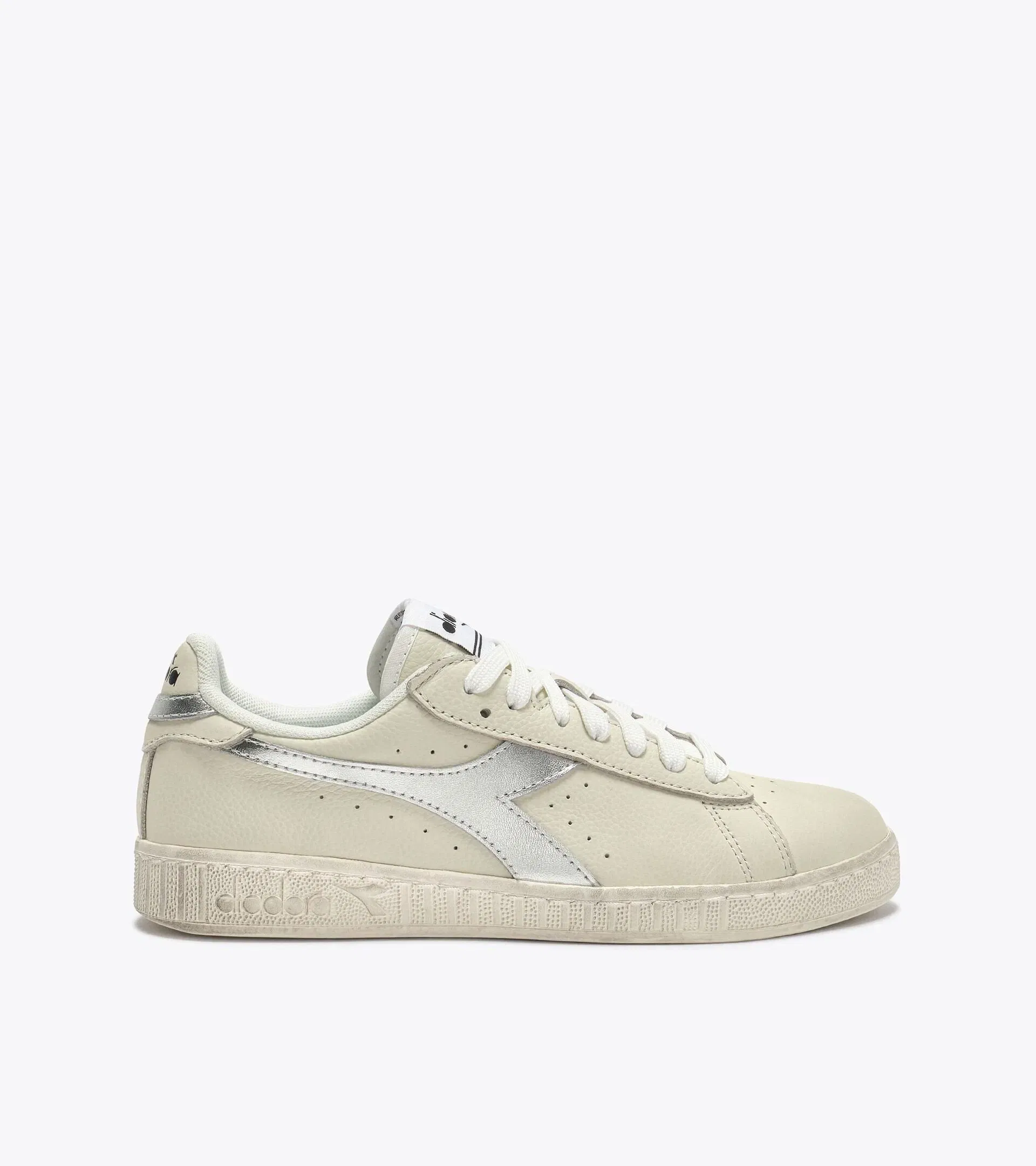Diadora Game L Low Waxed Metal Wn White/Silver