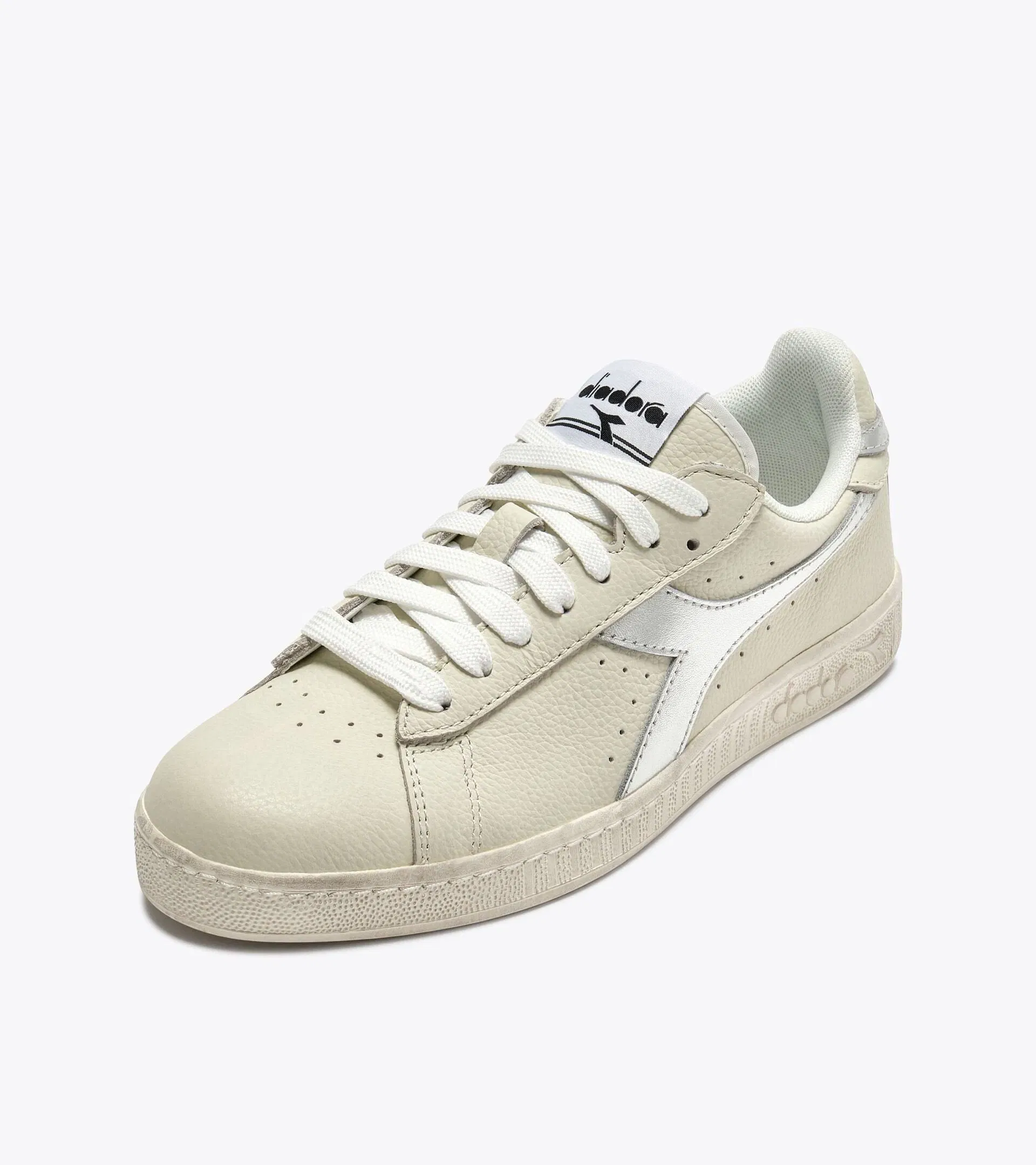 Diadora Game L Low Waxed Metal Wn White/Silver