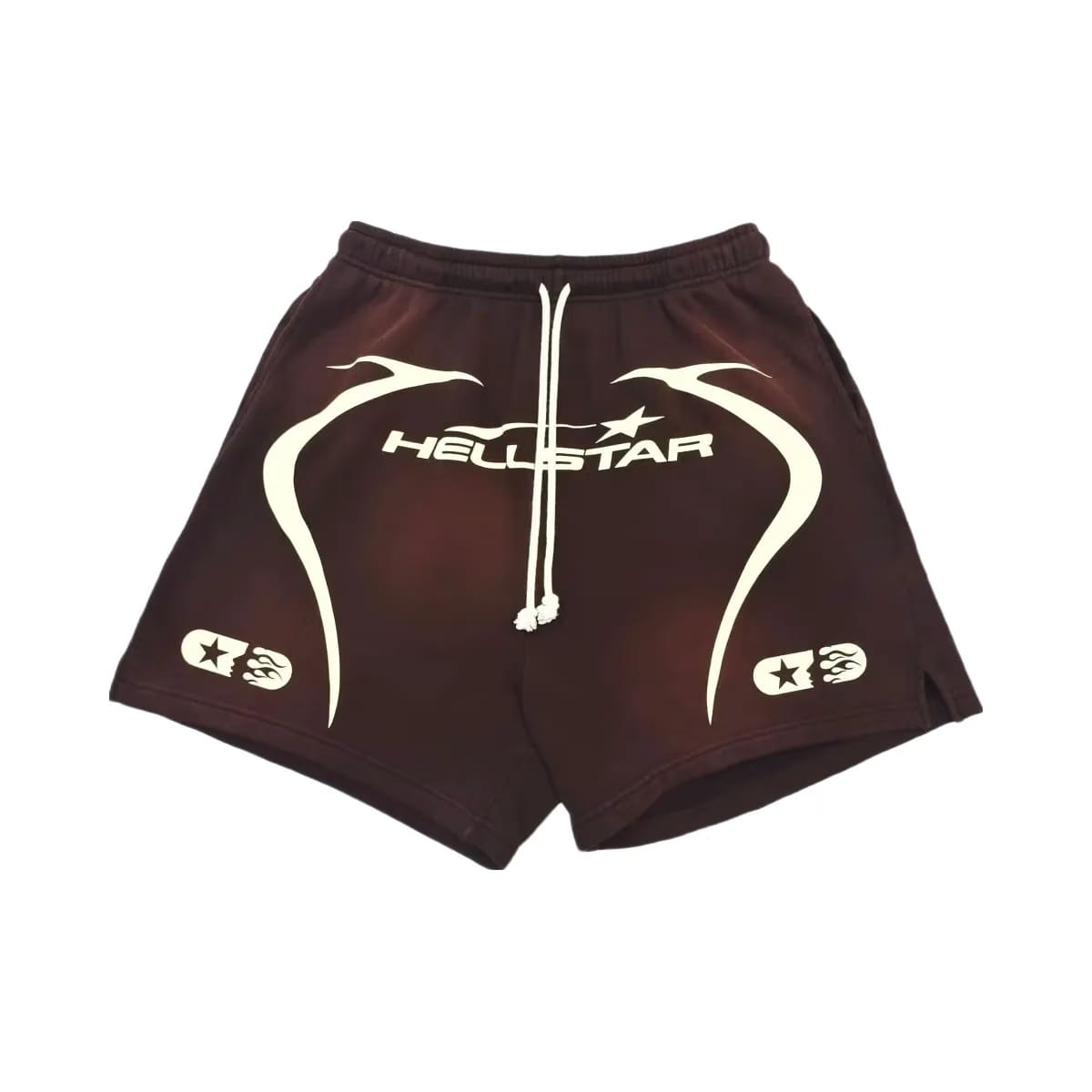 Hellstar Warm Up Shorts Brown