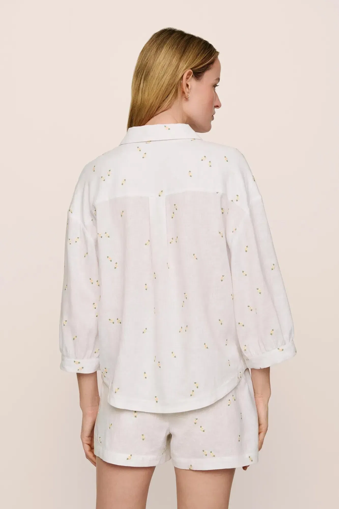 Linen Blend Relaxed Short
