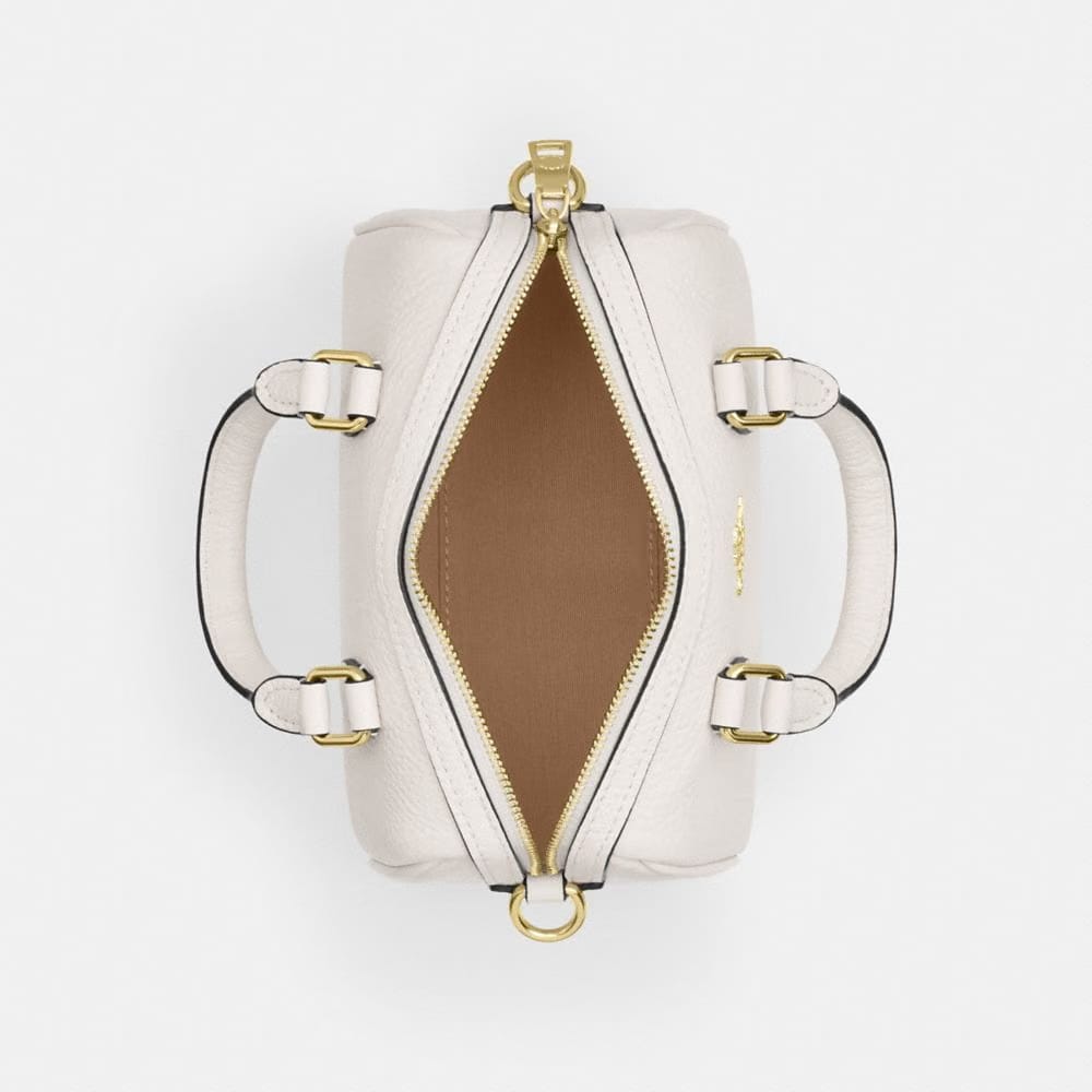 Coach Mini Rowan Crossbody Bag Gold Chalk