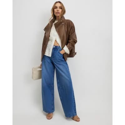 Blue Baggy Fit Jeans