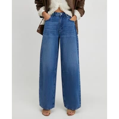 Blue Baggy Fit Jeans