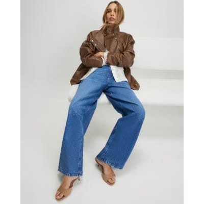 Blue Baggy Fit Jeans