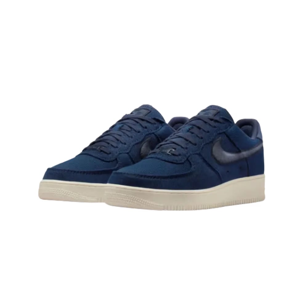 Nike AIR FORCE 1 LOW CANVAS COLLEGE NAVY/THUNDER BLUE-PHANTOM