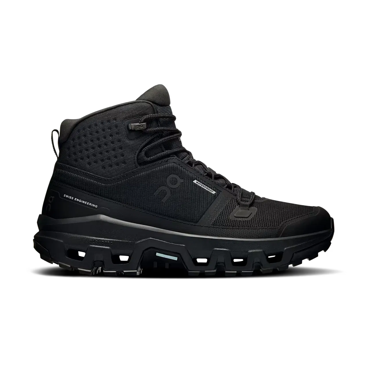 ON Running Cloudrock Mid Waterproof Black Black