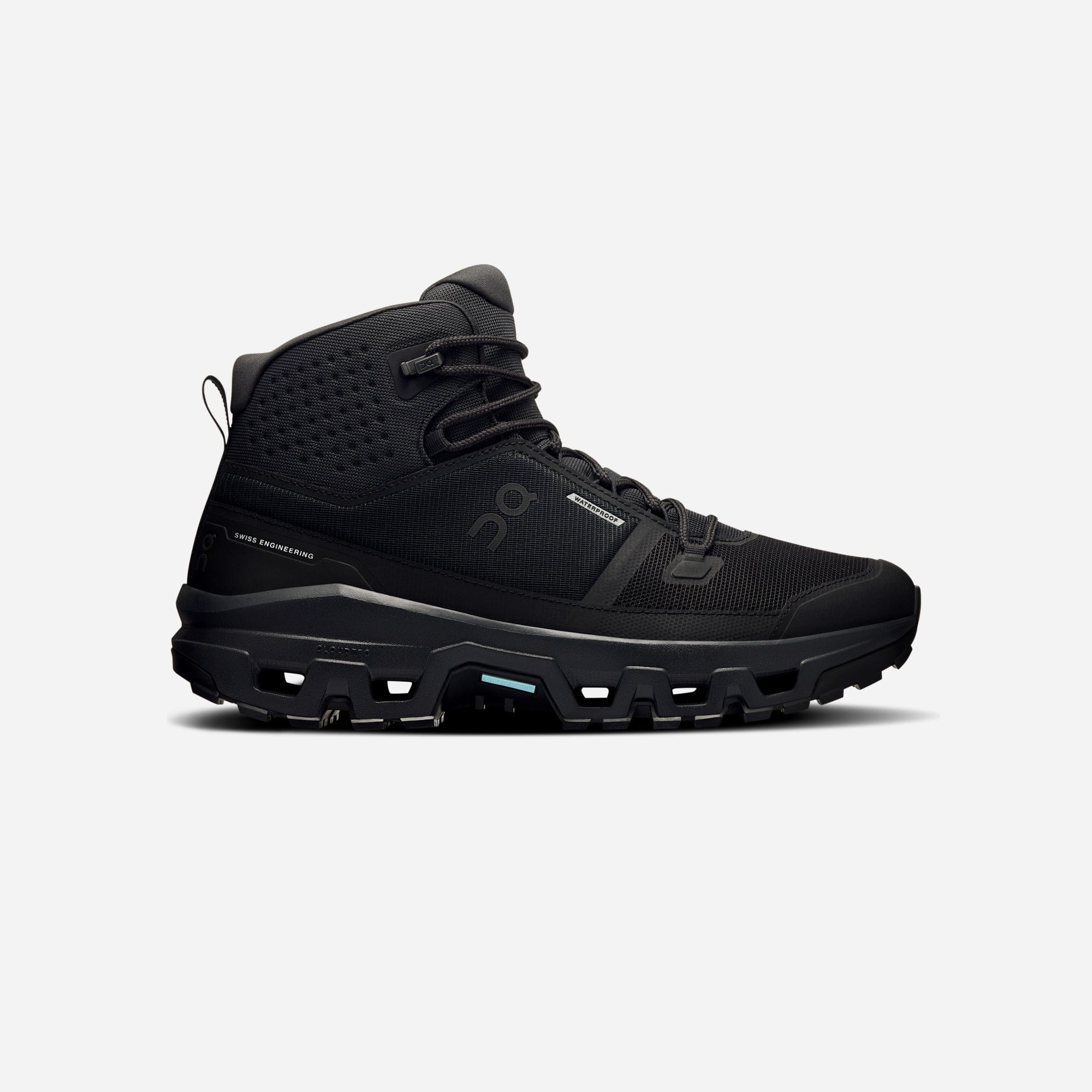 ON Running Cloudrock Mid Waterproof Black Black