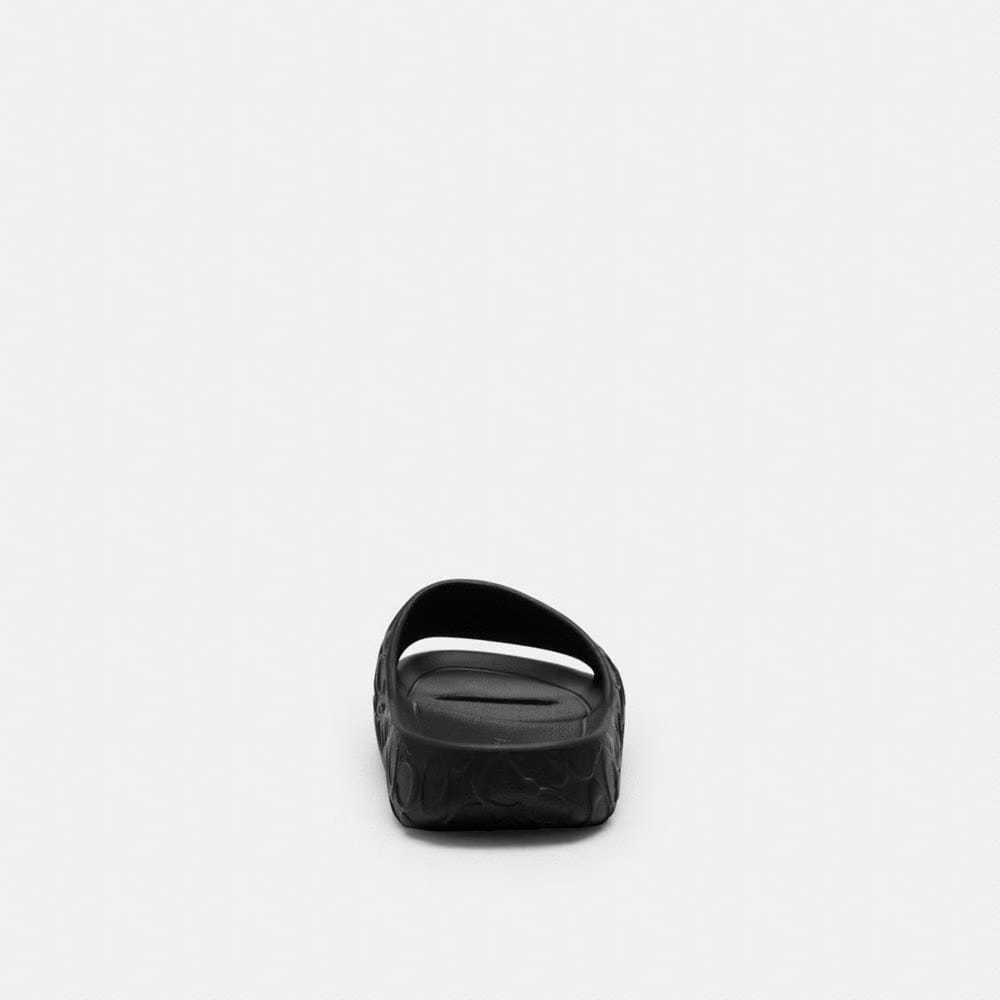 Men's Coach Bay Slide In Signature Black