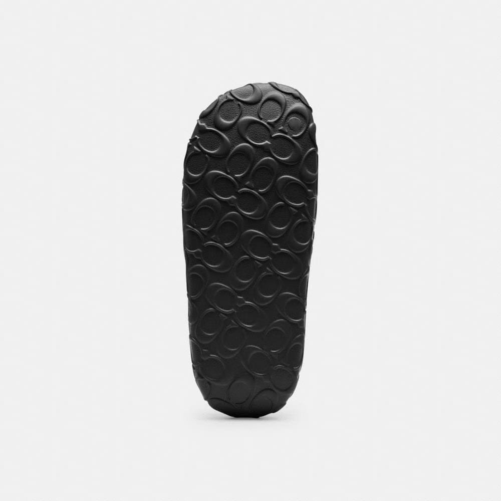 Men's Coach Bay Slide In Signature Black