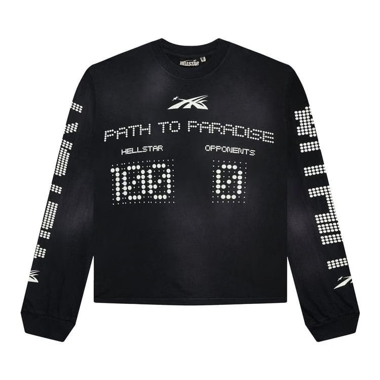 Hellstar Scoreboard Long Sleeve T-Shirt Black