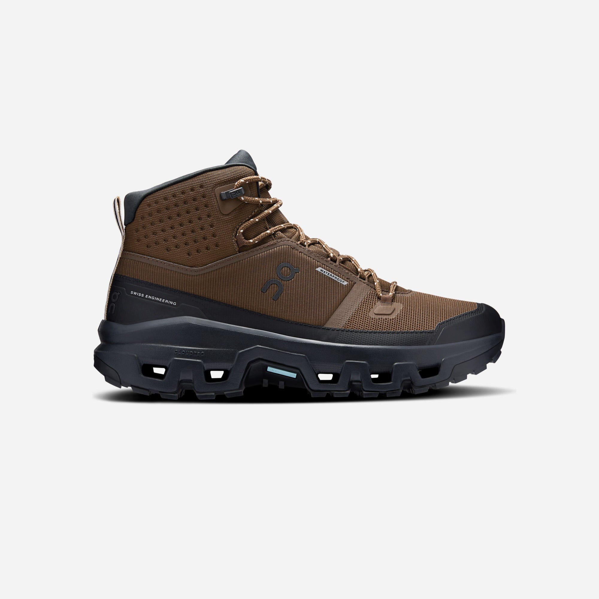 ON Running Cloudrock Mid Waterproof Earth Black