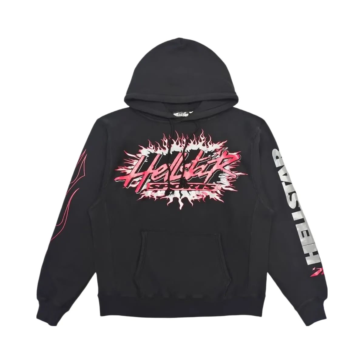 Hellstar Future Flame Hoodie Black