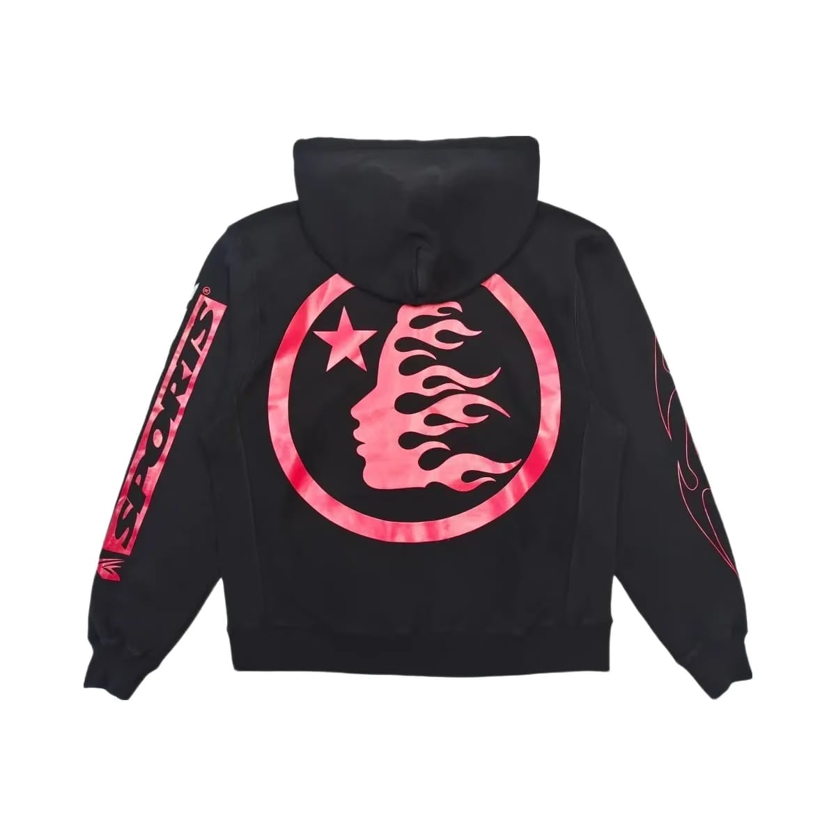 Hellstar Future Flame Hoodie Black