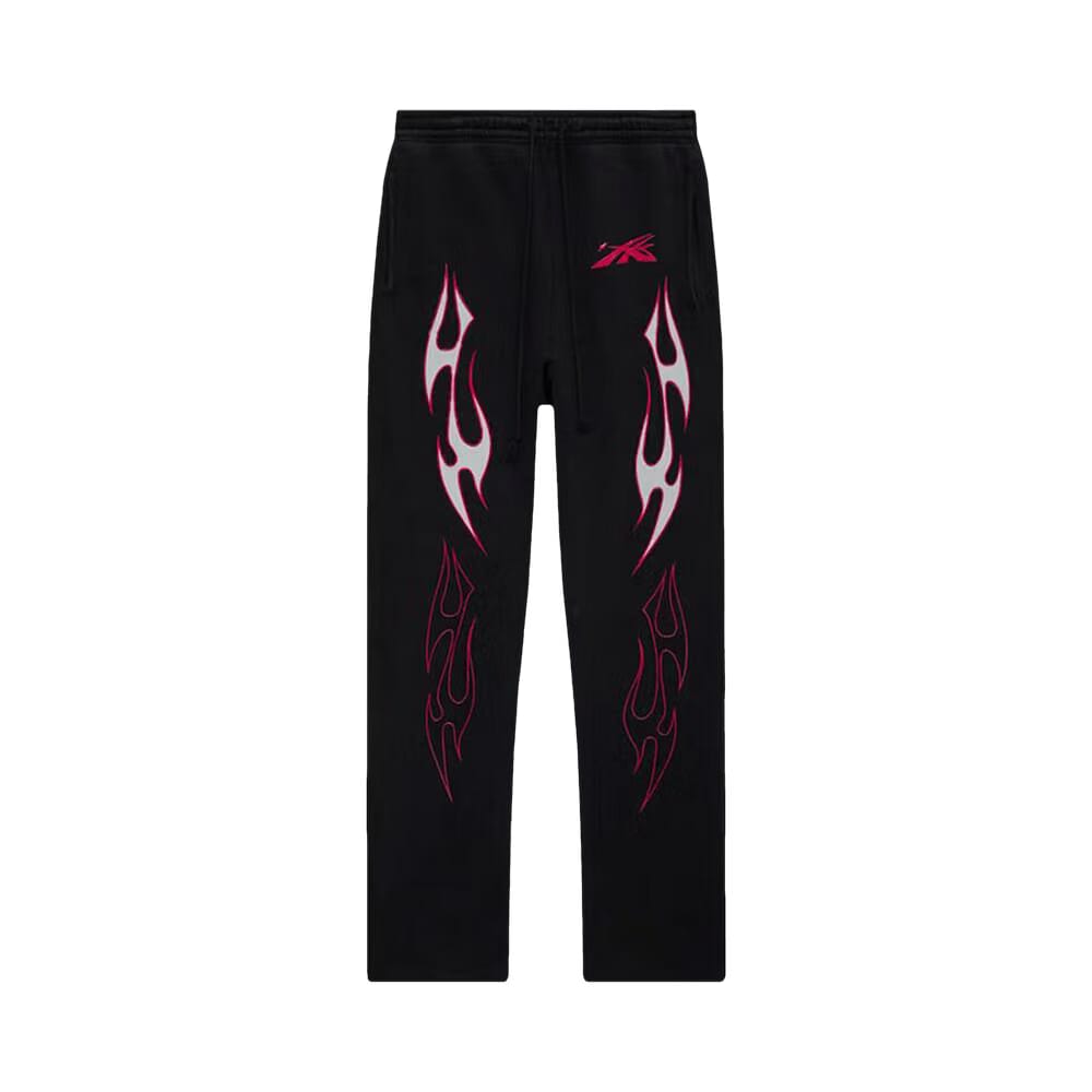 Hellstar Future Flame Sweatpants Black