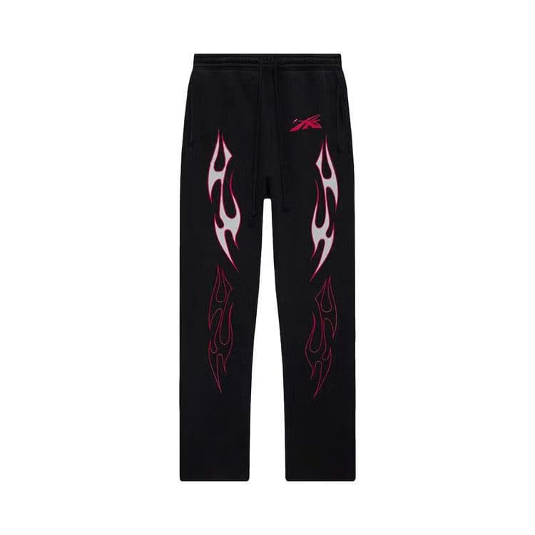 Hellstar Future Flame Sweatpants Black