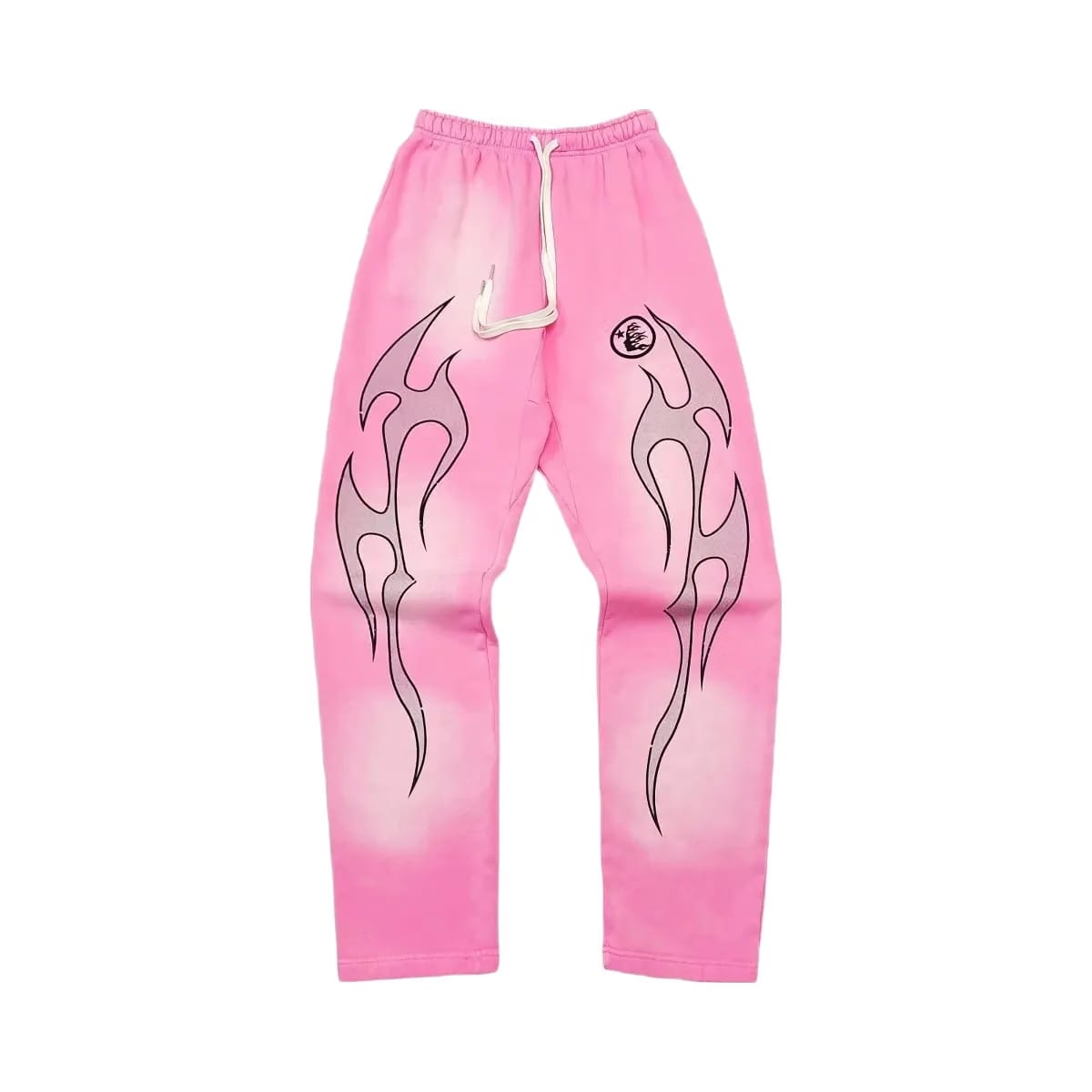 Hellstar Flame Sweatpants Pink
