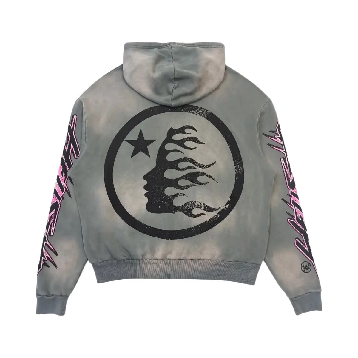 Hellstar Future Flame Hoodie Grey