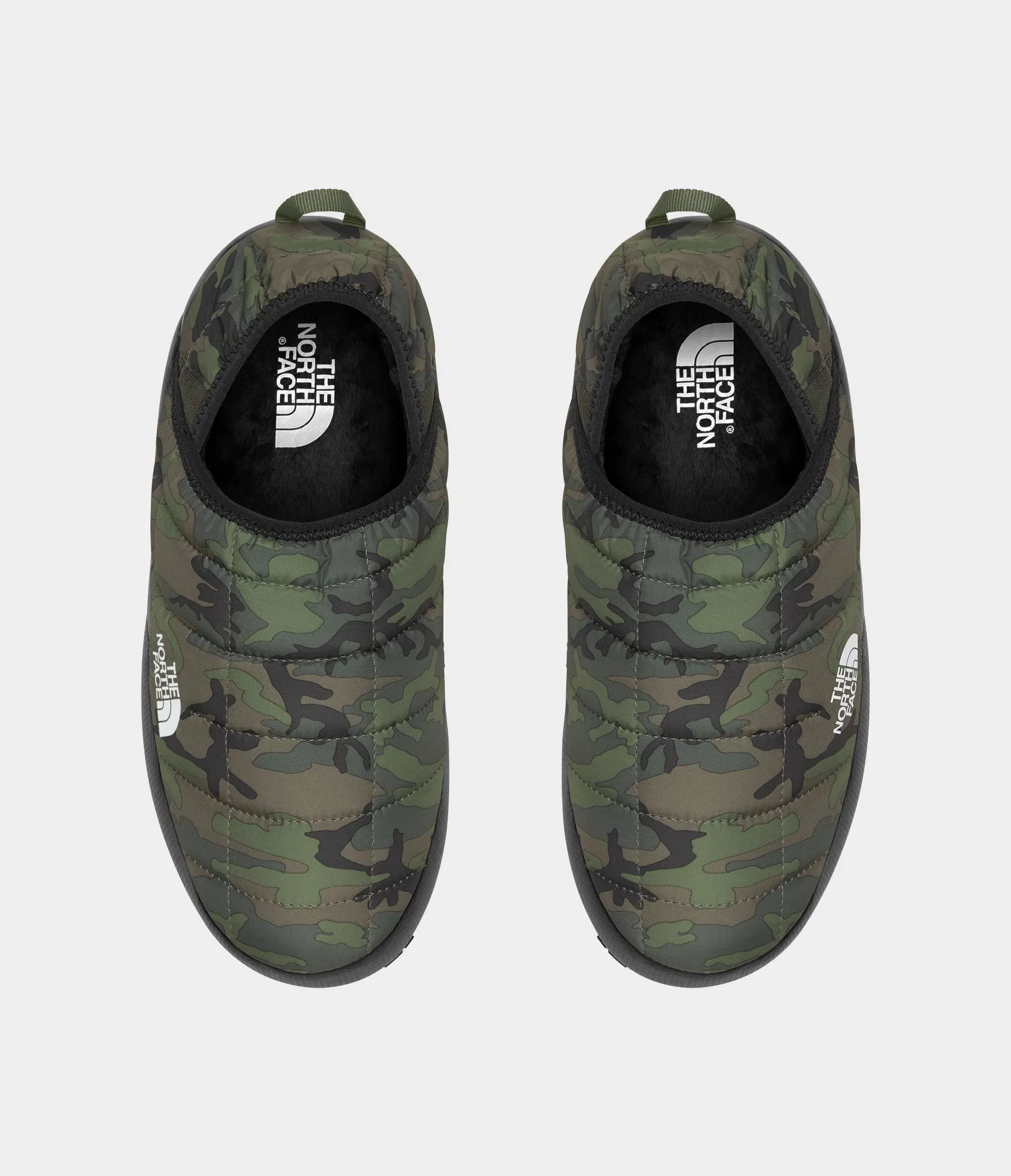 The North Face Mens Thermoball Traction Mules V Thyme Brushwood Camo Print Thyme Brushwood Camo Print