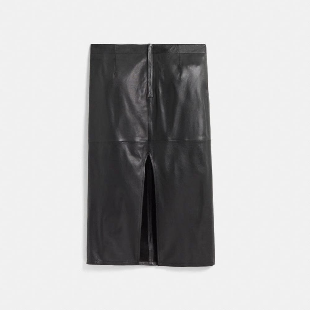 Restored Heritage C Long Leather Skirt
