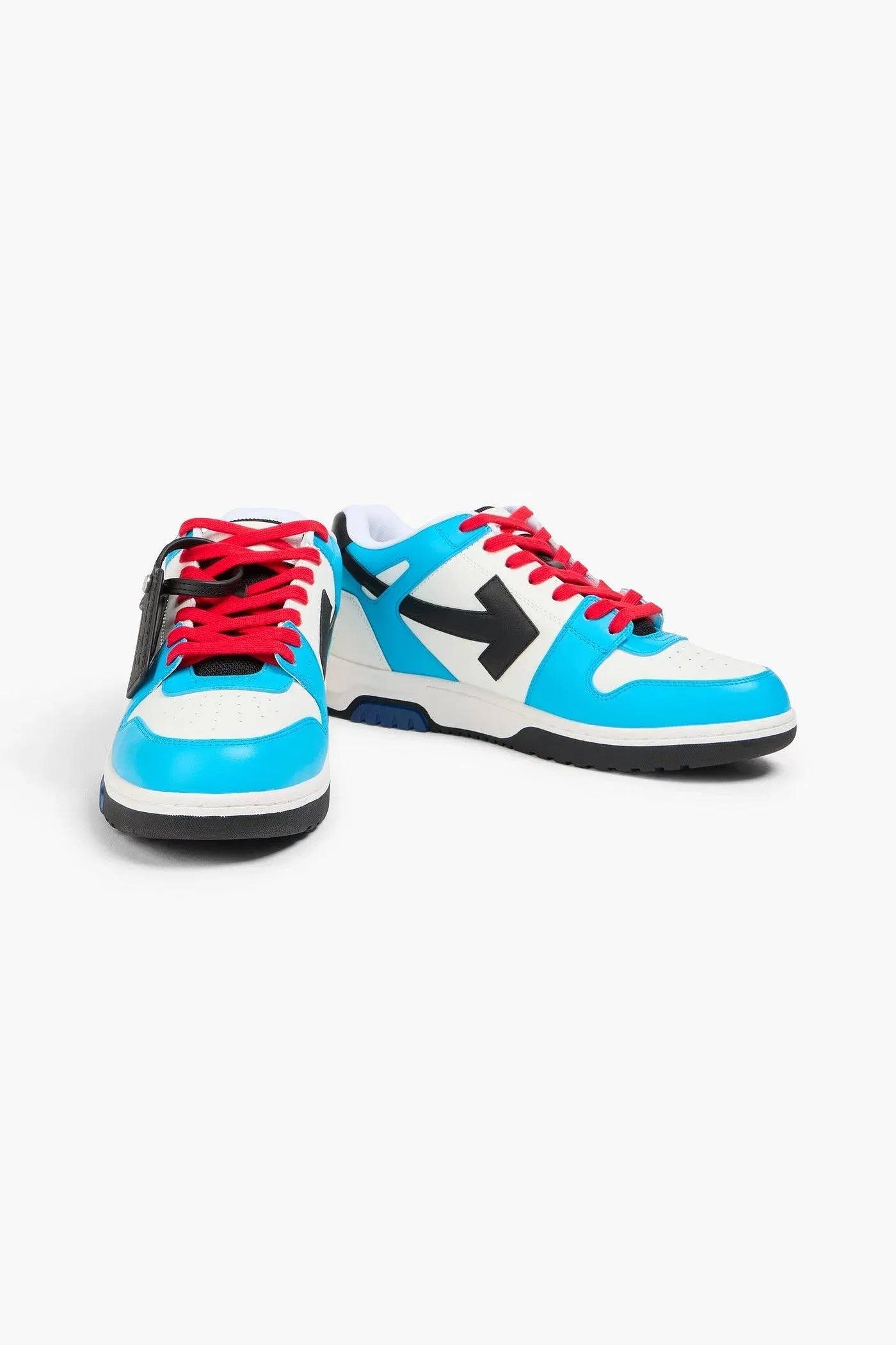 Off-White Out Of Office Leather Sneakers Azure