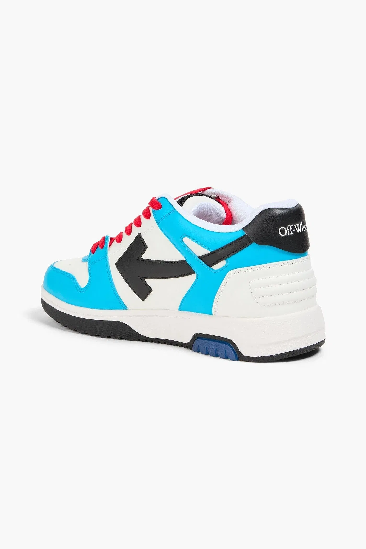 Off-White Out Of Office Leather Sneakers Azure