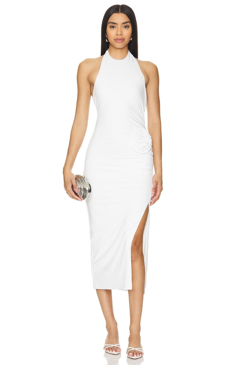 superdown x Bridget Iris Midi Dress in White
