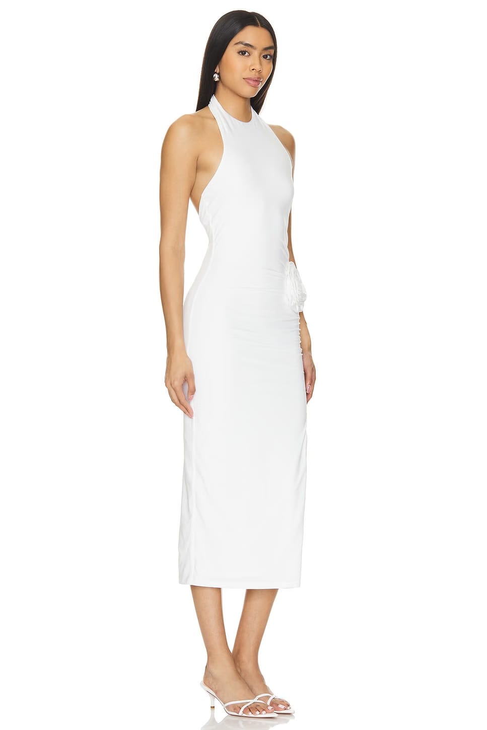 superdown x Bridget Iris Midi Dress in White